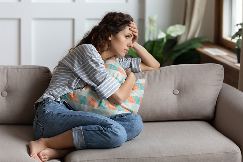 A woman struggles with bipolar disorder.