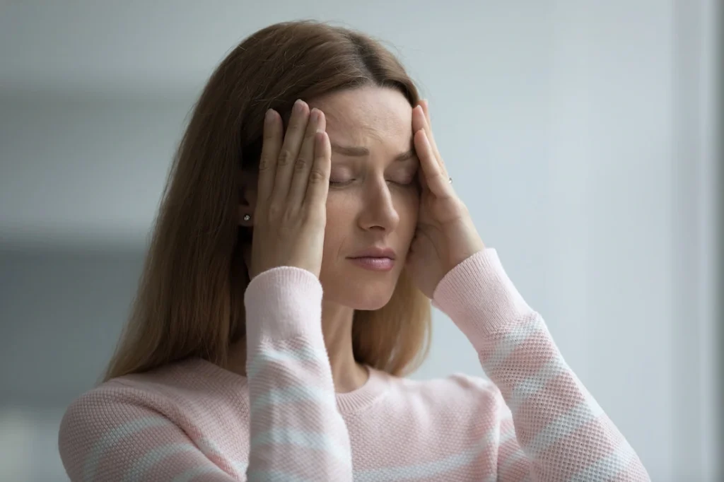 A woman deals with panic disorder.